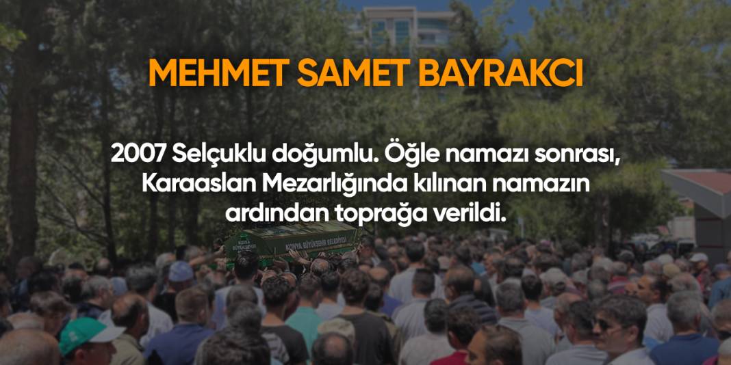 Konya'da bugün vefat edenler | 14 Haziran 2025 7